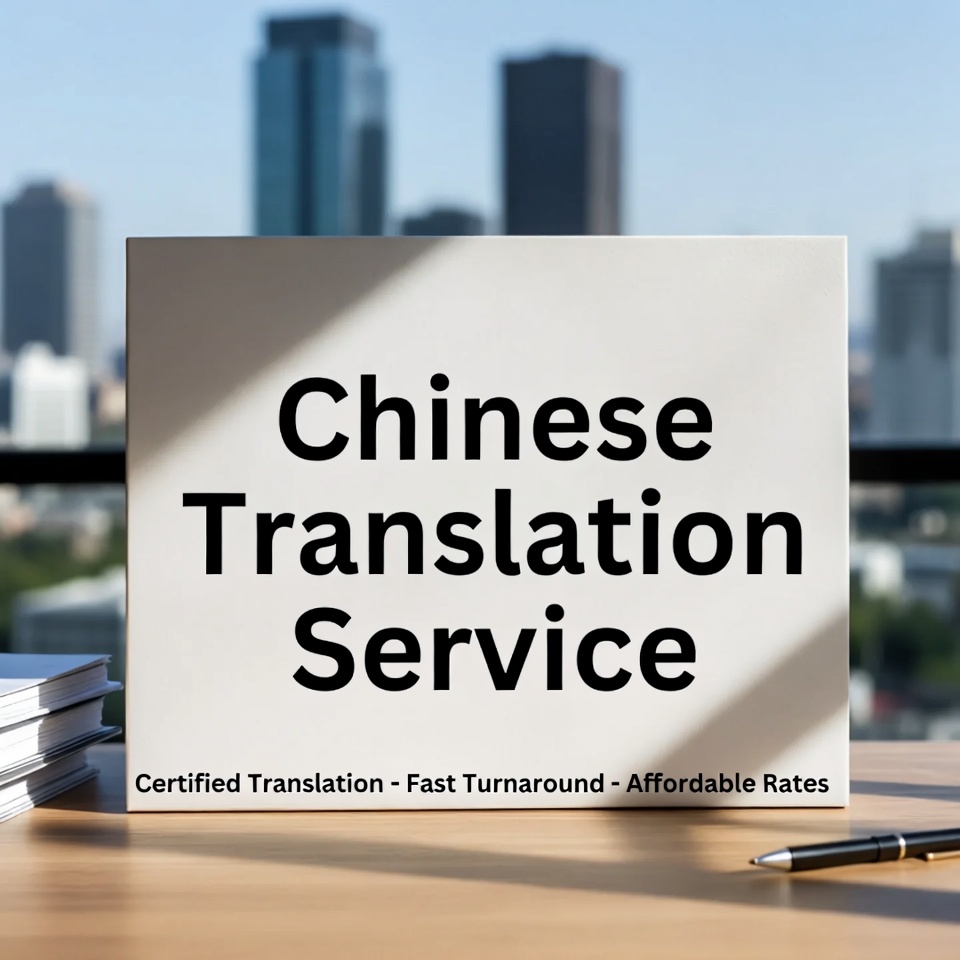 Chinese–English & English–Chinese (Mandarin) Translation Chinese–English & English–Chinese (Mandarin) Translation